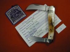 Titusville Cutlery Mammoth Ivory Bark Rooster Comb Farmer Knife Super Rare 1 of 70 COA USA Made 2024