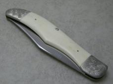 Case XX Stainless USA 3 Dot (1977) W165 SSP SAB Scrimshawed Bone Moby Dick Folding Hunter Knife  