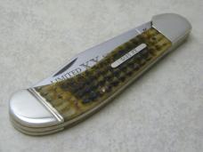 Case XX USA 61100 1996 Green Bone Limited Edition Saddlehorn Knife
