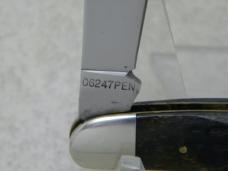 Case XX USA 1 Dot 1979 Pretty Bone 06247 Large Pen Knife Serial No. 0606