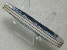 Case XX USA 2008  6254 Mediterranean Blue Bone Trapper Knife
