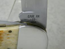 Case XX SS USA 3 Dot 1987 Rogers Bone ROG6265 SAB SS Folding Hunter Knife & Pouch