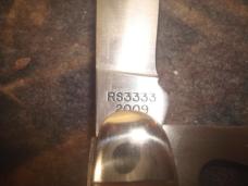 2009 REMINGTON USA RS3333 R1A BOY SCOUT KNIFE NIB WITH PAPERWORK 