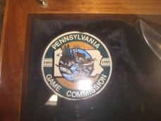 1995 CASE 5165 SS KNIFE 100 YEAR PA GAME COMMISSION WITH DISPLAY AND COIN NEW