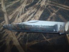1995 CASE 5165 SS KNIFE 100 YEAR PA GAME COMMISSION WITH DISPLAY AND COIN NEW