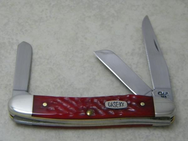 Case XX USA 3 Dot 1997 Red Bone 6318 Stockman Knife Case XX USA 3 Dot 1997 Red Bone 6318 Stockman Knife