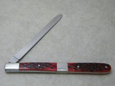 Case XX Stainless 1940-64 Customized Cigar Band & Red Bone 4100 Melon Tester Citrus Knife