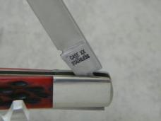 Case XX Stainless 1940-64 Customized Cigar Band & Red Bone 4100 Melon Tester Citrus Knife