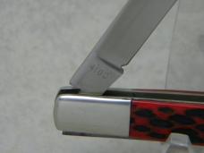 Case XX Stainless 1940-64 Customized Cigar Band & Red Bone 4100 Melon Tester Citrus Knife