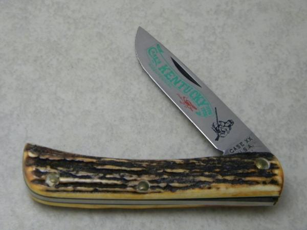 Case XX USA 1976 Stag 5137 SS Kentucky Bicentennial Sodbuster Jr. Knife Case XX USA 1976 Stag 5137 SS Kentucky Bicentennial Sodbuster Jr. Knife