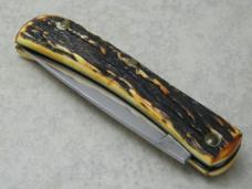 Case XX USA 1976 Stag 5137 SS Kentucky Bicentennial Sodbuster Jr. Knife