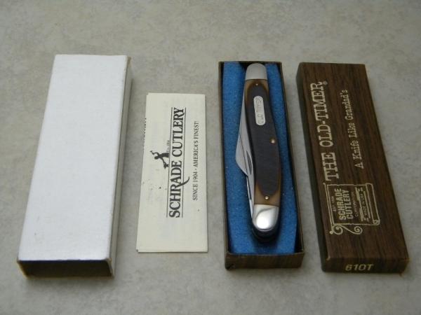 Schrade USA 61OT Delrin Old Timer Slim Premium Stockman Knife NIB