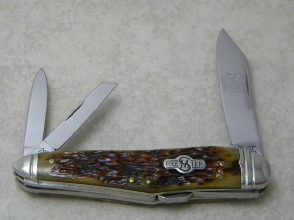 Schatt & Morgan New York 2008 Bone 043081 Premier Lockback Whittler Knife Schatt & Morgan New York 2008 Bone 043081 Premier Lockback Whittler Knife