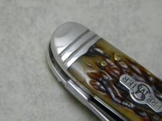 Schatt & Morgan New York 2008 Bone 043081 Premier Lockback Whittler Knife