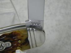 Schatt & Morgan New York 2008 Bone 043081 Premier Lockback Whittler Knife