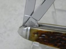 Schatt & Morgan New York 2008 Bone 043081 Premier Lockback Whittler Knife