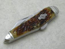 Schatt & Morgan New York 2008 Bone 043081 Premier Lockback Whittler Knife