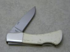 Frost Cutlery Surgical Steel Japan Whale & Ship Scrimshaw Lockback Knife