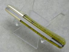 Parker Cut. Co. Surgical Steel Japan Gold Stripe Mustang Lockback Knife