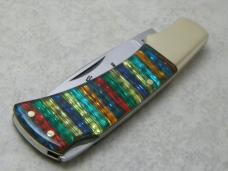 Parker Cut. Co. Surgical Steel Japan Christmas Tree Little Mustang Lockback Knife