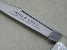 Buck Creek Solingen Germany Indian Head Imitation Pearl Stockman Knife