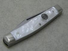 Buck Creek Solingen Germany Indian Head Imitation Pearl Stockman Knife