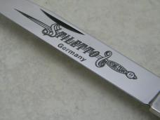 Kissing Crane KC49 Rostfrei Solingen Germany Stag Jumbo Stiletto Knife
