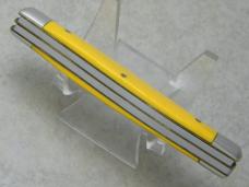 Queen Steel #49A USA Yellow Large Stockman Knife in Box c.1993