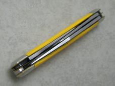 Queen Steel #49A USA Yellow Large Stockman Knife in Box c.1993
