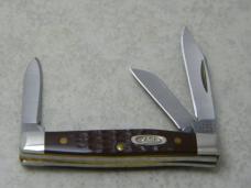 Case XX USA 2022 Brown Delrin 6333 SS Small Stockman Knife in Box