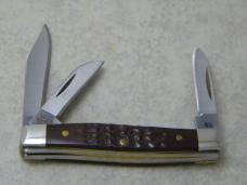 Case XX USA 2022 Brown Delrin 6333 SS Small Stockman Knife in Box