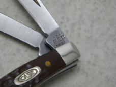Case XX USA 2022 Brown Delrin 6333 SS Small Stockman Knife in Box