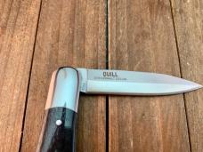 CRKT Steigerwalt Design Quill Mini Dagger Black Smooth Bone 