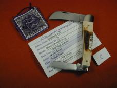 Titusville Cutlery Mammoth Ivory Bark Rooster Comb Farmer Knife Super Rare 1 of 70 COA USA Made 2024