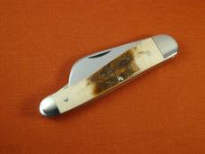 Titusville Cutlery Mammoth Ivory Bark Rooster Comb Farmer Knife Super Rare 1 of 70 COA USA Made 2024