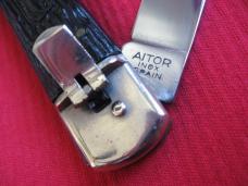 Vintage AITOR-INOX-SPAIN Leverlock Switchblade Knife 
