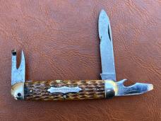 New York Knife Co Hammer Brand Original Boy Scout Knife- for parts or repair