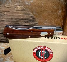 New Release! RoseCraft Blades Cockleburr Creek Trapper RCT019 RoseWood Covers D2 Blades