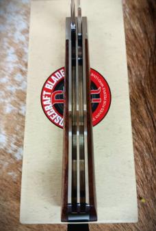 New Release! RoseCraft Blades Cockleburr Creek Trapper RCT019 RoseWood Covers D2 Blades