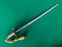 PRE-WORLD WAR TWO US NAVY OFFICER’S SWORD OF LT. ARTHUR DZENDOLET USS ENTERPRISE AIRGROUP, 