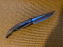 9” Nino folding knife horn handle