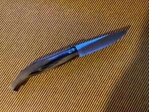 9” Nino folding knife horn handle