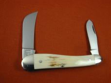 Titusville Cutlery Mammoth Ivory Bark Rooster Comb Farmer Knife Super Rare 1 of 70 COA USA Made 2024