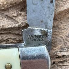 Vintage USA made COLONIAL KNIFE CO – RANGER Jack Knife Carbon Steel Blades (43)