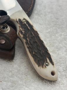 Boker Tree Brand Classic Stag Handle Fixed Blade Knife Quality Made In Argentina