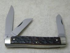 Bower Solingen Germany Jigged Bone Stockman Knife