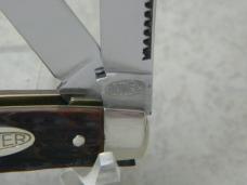 Bower Solingen Germany Jigged Bone Stockman Knife