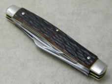 Bower Solingen Germany Jigged Bone Stockman Knife
