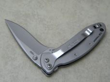 Kershaw KAI Ken Onion USA 1600 Grey Chive Speed Safe Assisted Opener Fram Lock Knife c.2007