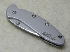 Kershaw KAI Ken Onion USA 1600 Grey Chive Speed Safe Assisted Opener Fram Lock Knife c.2007